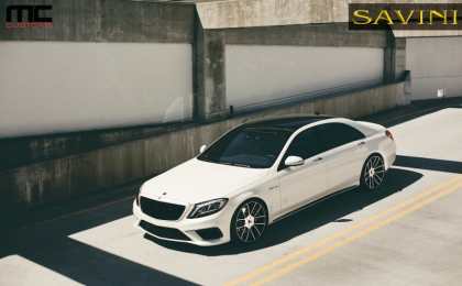 Mercedes-Benz S63 AMG от Savini Wheels