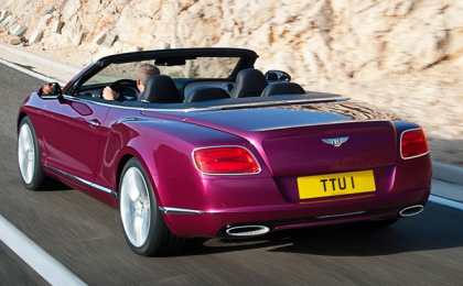 Bentley рассекретил Continental GTC Speed 2013