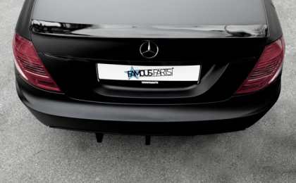Mercedes CL500 Black Matte от Famous Parts