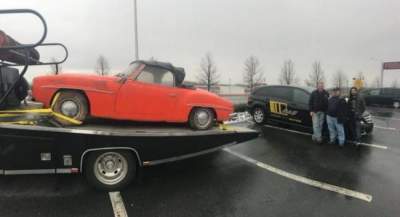 В заброшенном гараже нашли уникальный ретро-автомобиль