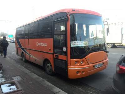 На Киевщине видели редкий автобус Ikarus